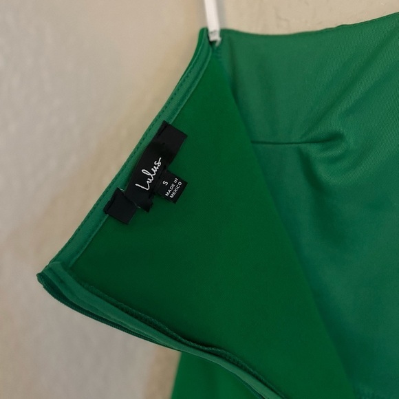 Good Times Only Green One-Shoulder Maxi Dress - Picture 8 of 8